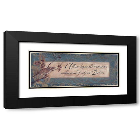 . Black Modern Wood Framed Art Print with Double Matting by Haynes, Smith