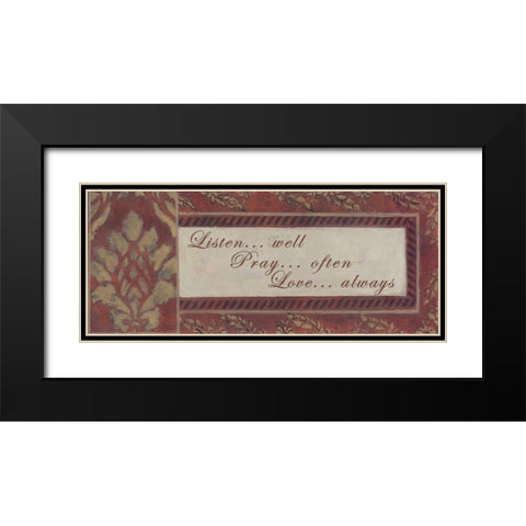 . Black Modern Wood Framed Art Print with Double Matting by Haynes, Smith