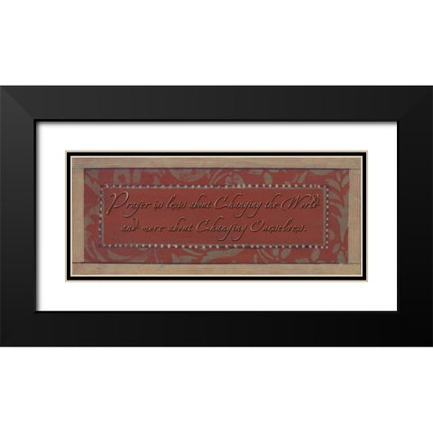 . Black Modern Wood Framed Art Print with Double Matting by Haynes, Smith
