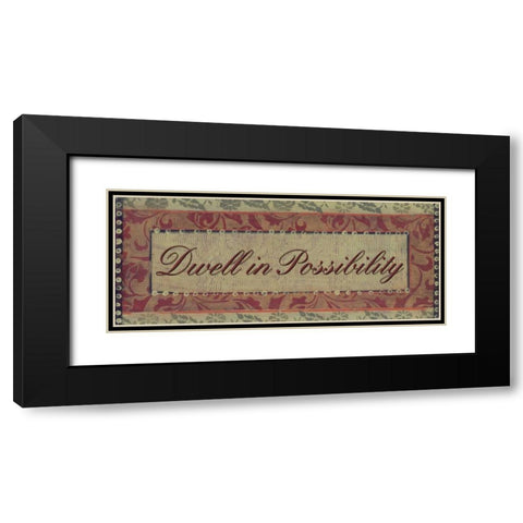 . Black Modern Wood Framed Art Print with Double Matting by Haynes, Smith