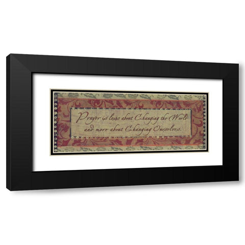 . Black Modern Wood Framed Art Print with Double Matting by Haynes, Smith
