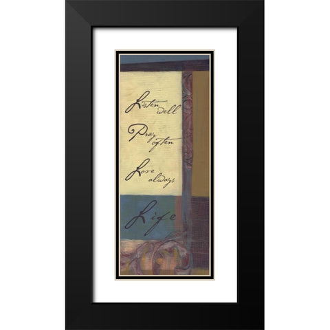 . Black Modern Wood Framed Art Print with Double Matting by Haynes, Smith