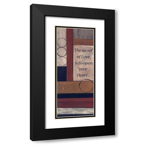 . Black Modern Wood Framed Art Print with Double Matting by Haynes, Smith
