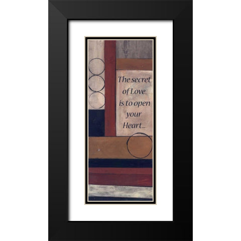 . Black Modern Wood Framed Art Print with Double Matting by Haynes, Smith