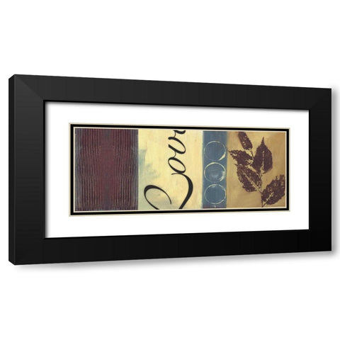 . Black Modern Wood Framed Art Print with Double Matting by Haynes, Smith
