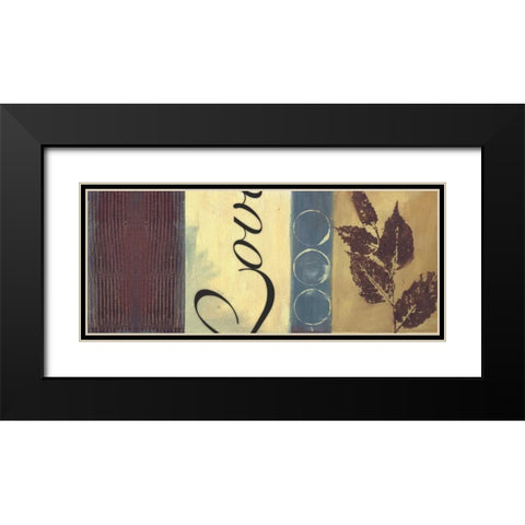 . Black Modern Wood Framed Art Print with Double Matting by Haynes, Smith