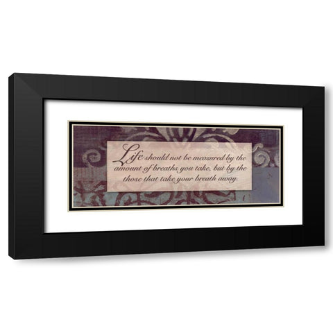 . Black Modern Wood Framed Art Print with Double Matting by Haynes, Smith
