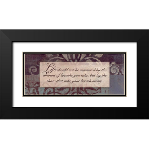 . Black Modern Wood Framed Art Print with Double Matting by Haynes, Smith