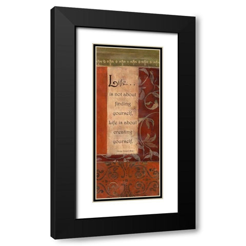 . Black Modern Wood Framed Art Print with Double Matting by Haynes, Smith