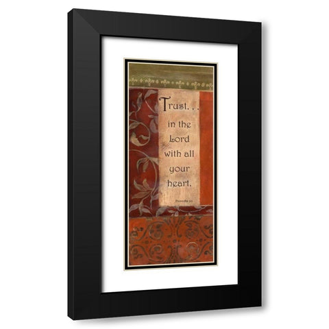 . Black Modern Wood Framed Art Print with Double Matting by Haynes, Smith