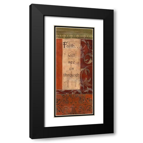 . Black Modern Wood Framed Art Print with Double Matting by Haynes, Smith