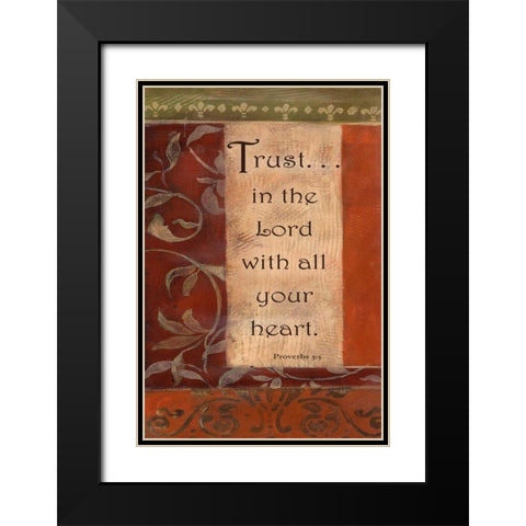 . Black Modern Wood Framed Art Print with Double Matting by Haynes, Smith
