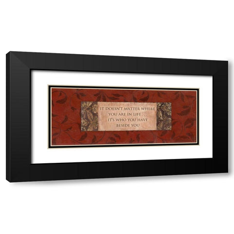 . Black Modern Wood Framed Art Print with Double Matting by Haynes, Smith