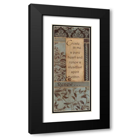 . Black Modern Wood Framed Art Print with Double Matting by Haynes, Smith