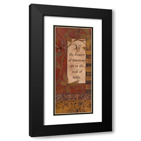 . Black Modern Wood Framed Art Print with Double Matting by Haynes, Smith