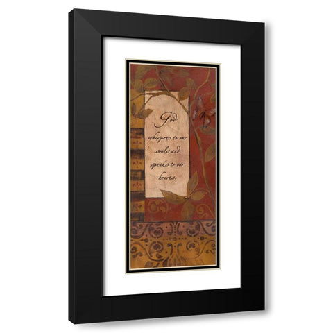 . Black Modern Wood Framed Art Print with Double Matting by Haynes, Smith