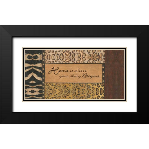 . Black Modern Wood Framed Art Print with Double Matting by Haynes, Smith