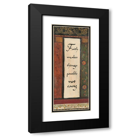 . Black Modern Wood Framed Art Print with Double Matting by Haynes, Smith