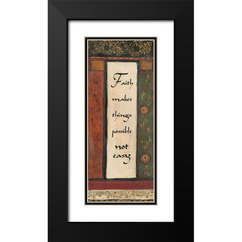 . Black Modern Wood Framed Art Print with Double Matting by Haynes, Smith