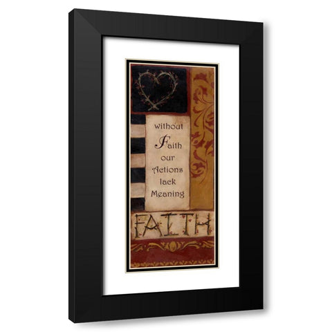 . Black Modern Wood Framed Art Print with Double Matting by Haynes, Smith