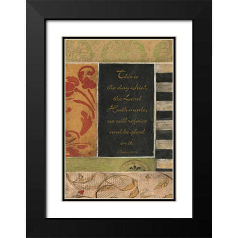 . Black Modern Wood Framed Art Print with Double Matting by Haynes, Smith