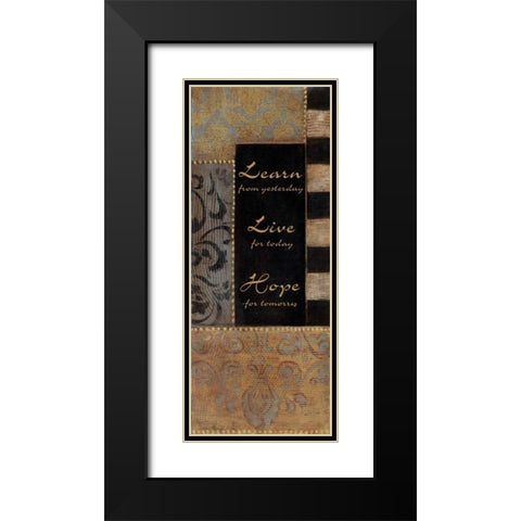 . Black Modern Wood Framed Art Print with Double Matting by Haynes, Smith