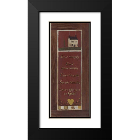 . Black Modern Wood Framed Art Print with Double Matting by Haynes, Smith