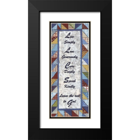 . Black Modern Wood Framed Art Print with Double Matting by Haynes, Smith
