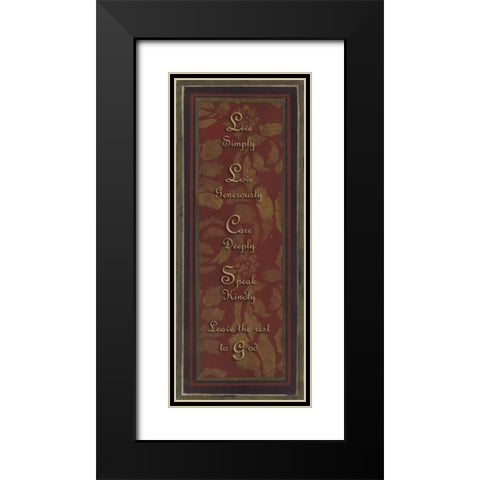 . Black Modern Wood Framed Art Print with Double Matting by Haynes, Smith