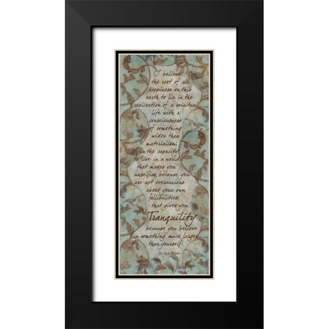 . Black Modern Wood Framed Art Print with Double Matting by Haynes, Smith