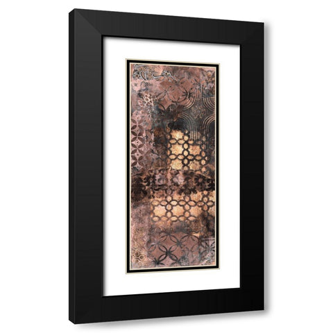 Ornate Rust 2 Black Modern Wood Framed Art Print with Double Matting by Haynes, Smith
