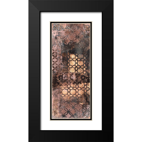 Ornate Rust 2 Black Modern Wood Framed Art Print with Double Matting by Haynes, Smith