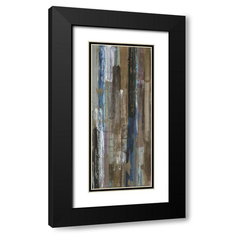 Vertere Black Modern Wood Framed Art Print with Double Matting by Haynes, Smith