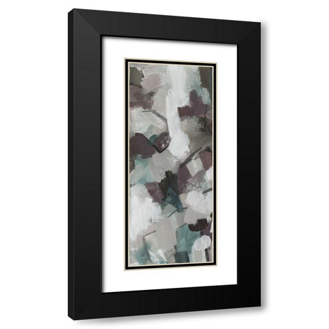 Cool Swatch F Black Modern Wood Framed Art Print with Double Matting by Haynes, Smith
