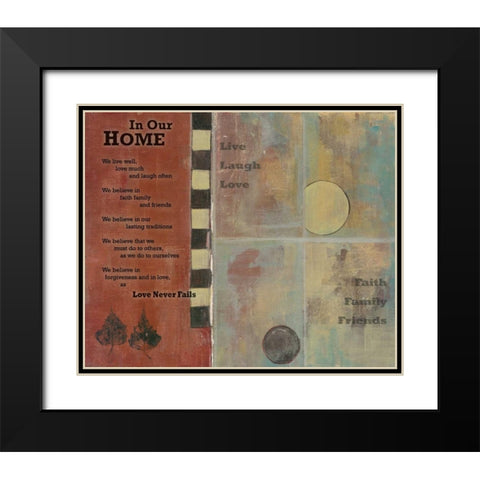 . Black Modern Wood Framed Art Print with Double Matting by Haynes, Smith