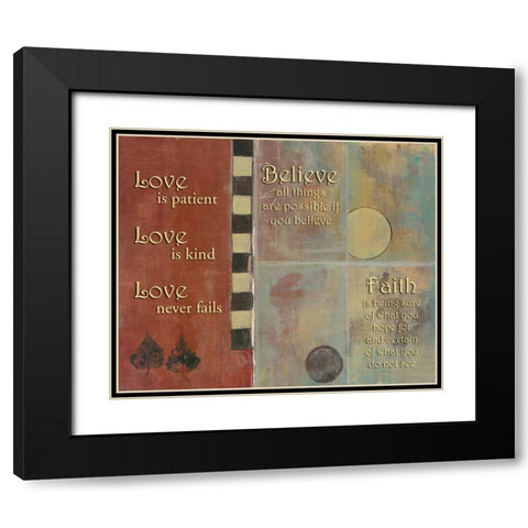 . Black Modern Wood Framed Art Print with Double Matting by Haynes, Smith