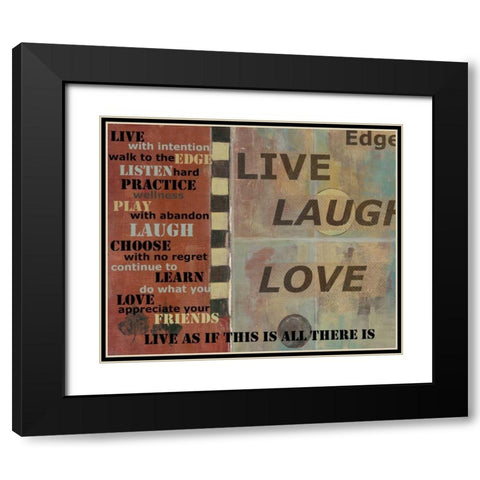 . Black Modern Wood Framed Art Print with Double Matting by Haynes, Smith