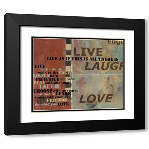 . Black Modern Wood Framed Art Print with Double Matting by Haynes, Smith