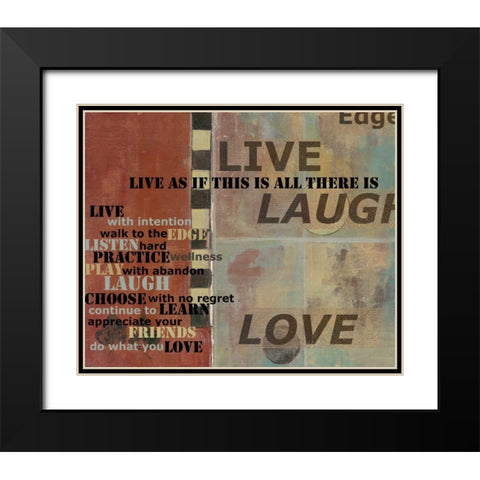 . Black Modern Wood Framed Art Print with Double Matting by Haynes, Smith