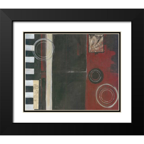 . Black Modern Wood Framed Art Print with Double Matting by Haynes, Smith