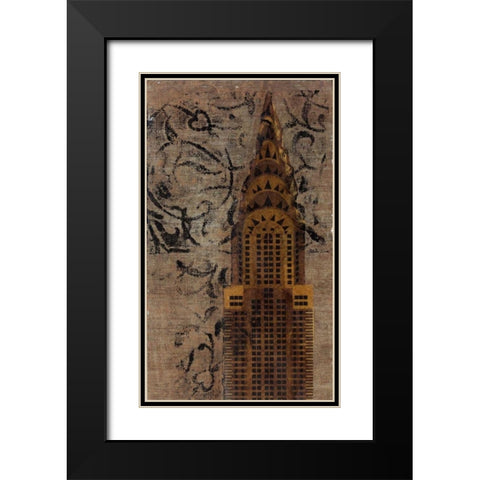 . Black Modern Wood Framed Art Print with Double Matting by Haynes, Smith