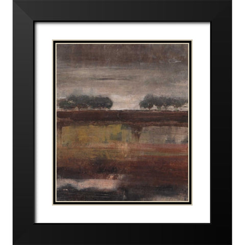 . Black Modern Wood Framed Art Print with Double Matting by Haynes, Smith
