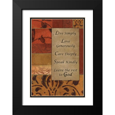 . Black Modern Wood Framed Art Print with Double Matting by Haynes, Smith