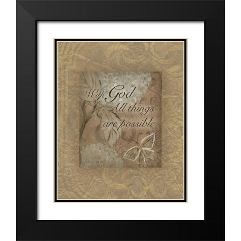 . Black Modern Wood Framed Art Print with Double Matting by Haynes, Smith