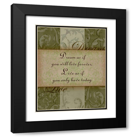 . Black Modern Wood Framed Art Print with Double Matting by Haynes, Smith