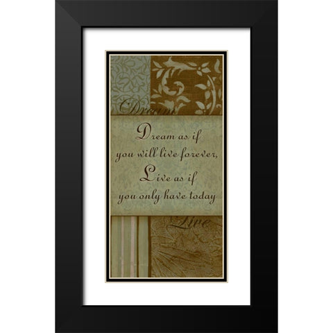 . Black Modern Wood Framed Art Print with Double Matting by Haynes, Smith