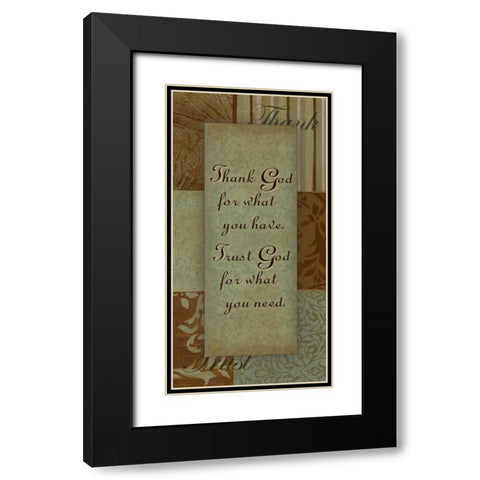 . Black Modern Wood Framed Art Print with Double Matting by Haynes, Smith