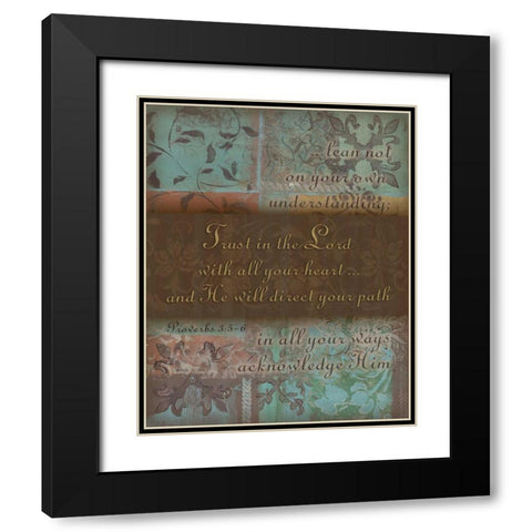 . Black Modern Wood Framed Art Print with Double Matting by Haynes, Smith