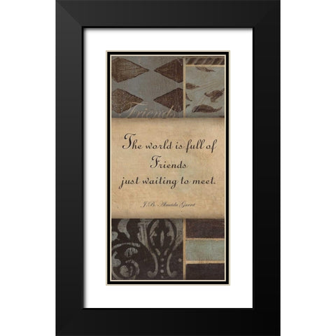 . Black Modern Wood Framed Art Print with Double Matting by Haynes, Smith
