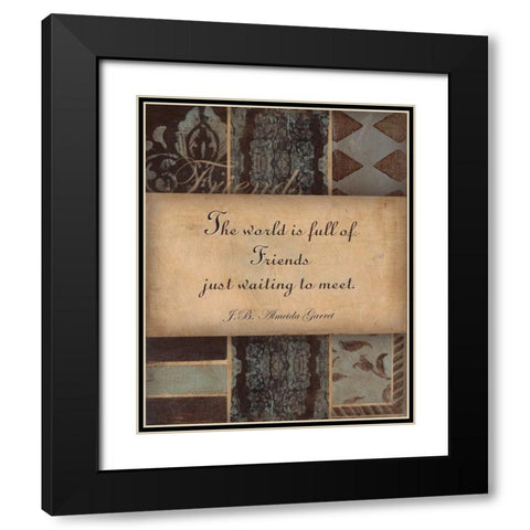 . Black Modern Wood Framed Art Print with Double Matting by Haynes, Smith